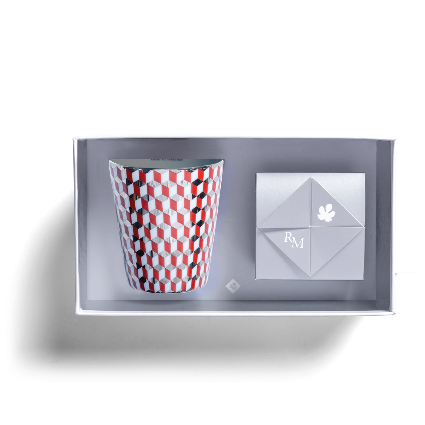 Rose et Marius: TOMETO ROUGE MOTIF PLATINE