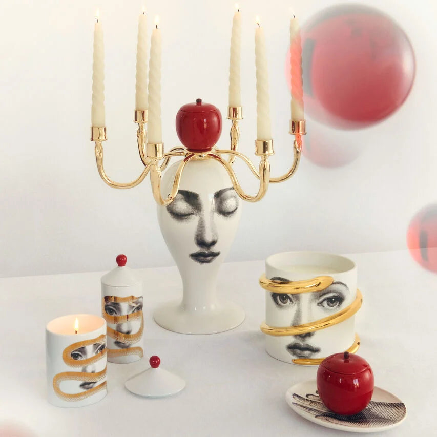 Fornasetti : CANDLE STICK FRUTTO PROIBITO